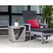 Darwin 19.75 X 19 inch Grey Outdoor End Table